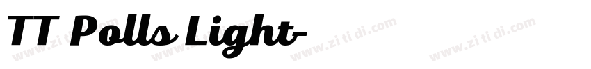 TT Polls Light字体转换